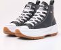 British Knights Kay Mid Fly canvas plateau sneakers zwart - Thumbnail 2
