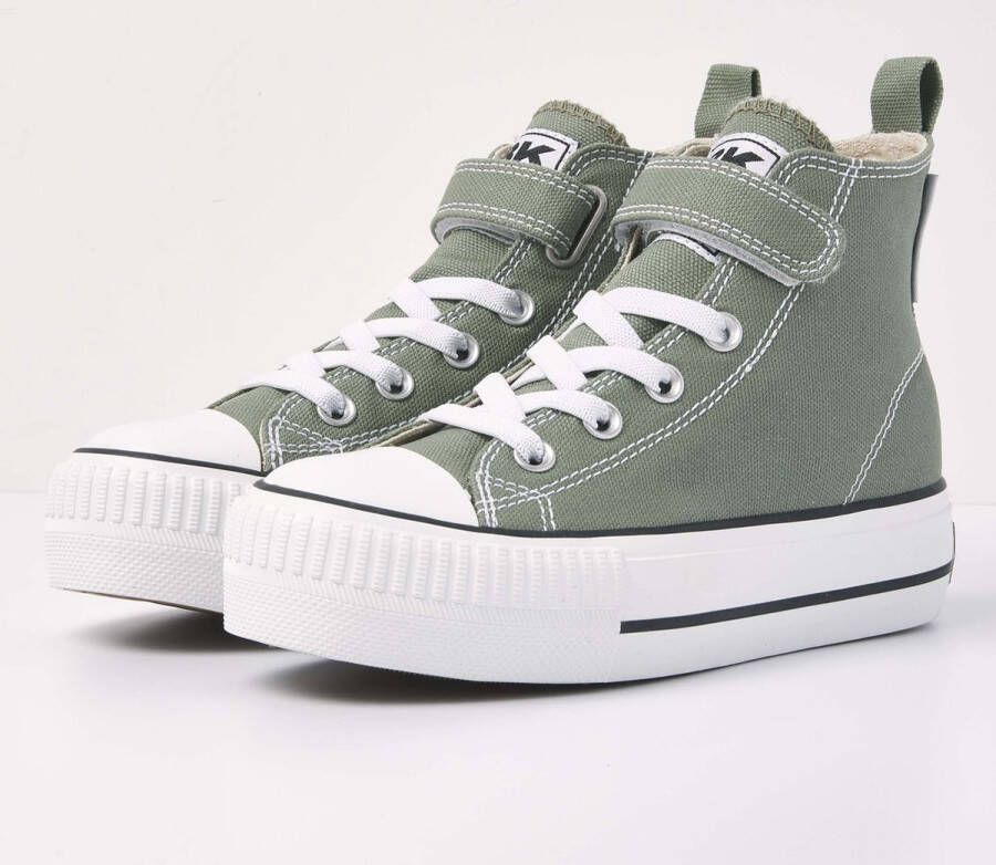 British Knights KAYA MID Meisjes sneakers hoog Oud groen