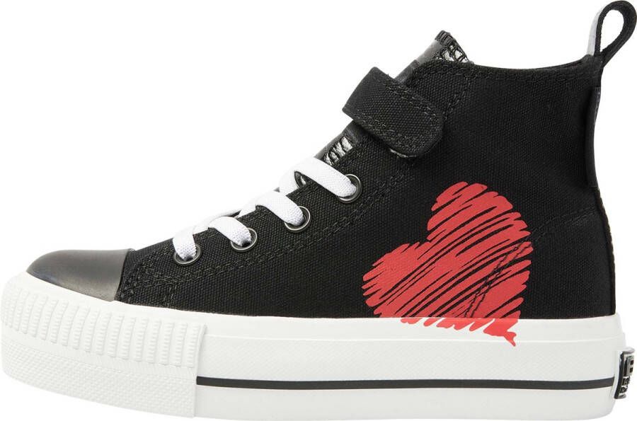British Knights KAYA MID Meisjes sneakers hoog Zwart