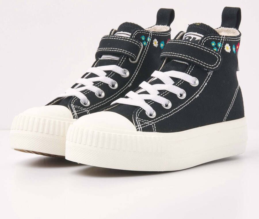 British Knights KAYA MID Meisjes sneakers hoog Zwart