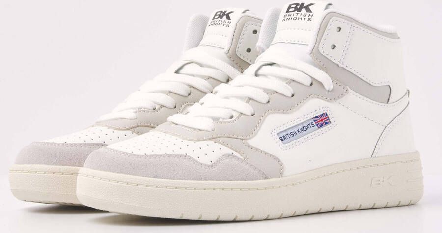 British Knights NOORS MID Dames sneakers hoog Wit