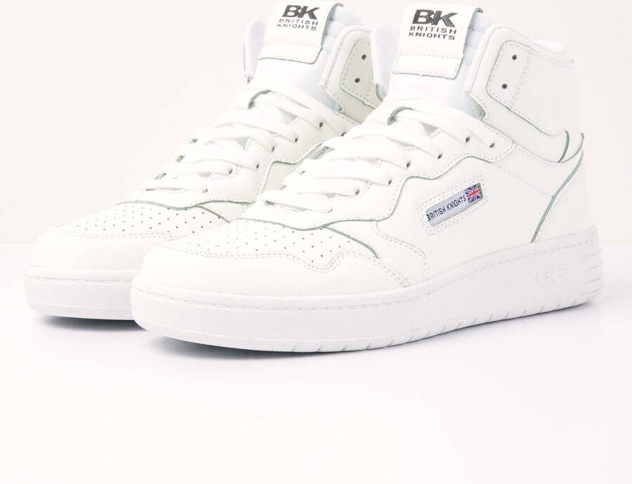 British Knights NOORS MID Heren sneakers hoog Wit