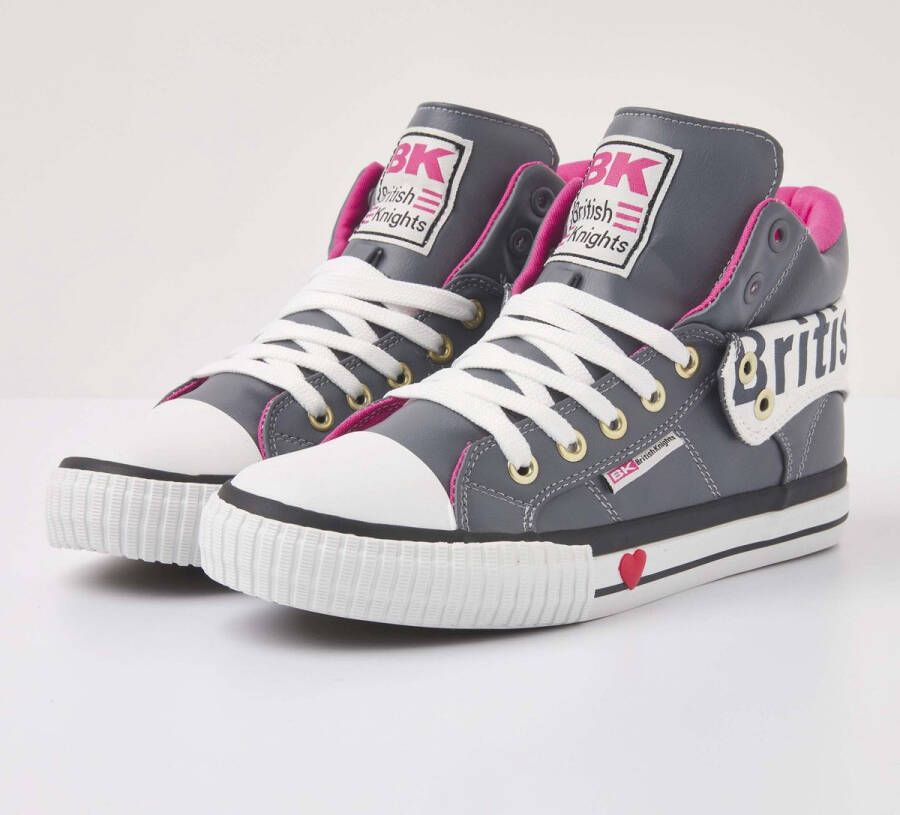 British Knights ROCO Dames sneakers hoog Donker grijs