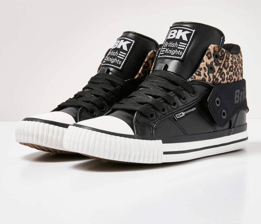 British Knights ROCO Dames sneakers hoog Zwart