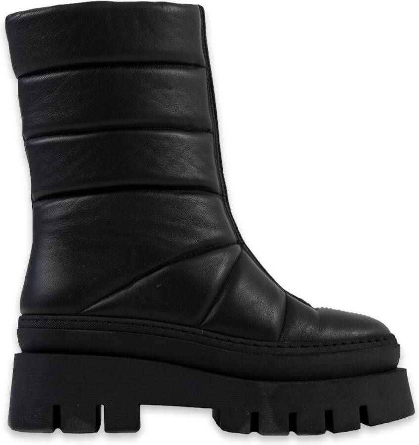 Bronx Zwarte Enkelboots Evi ann Front Zip 47379