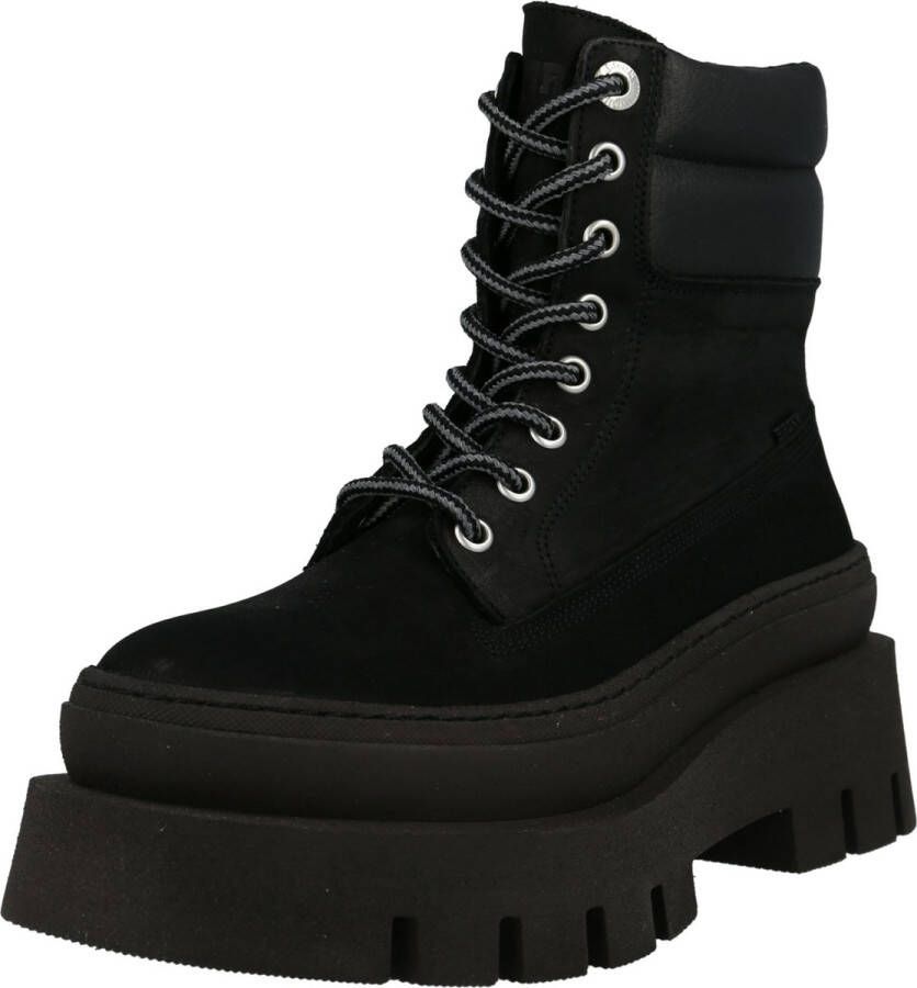 Bronx Evi-Ann Veterschoenen Hoog zwart