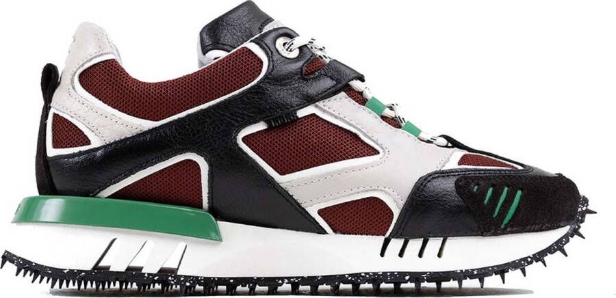 Bronx Ha cker 66430 Lage sneakers Leren Sneaker Dames Grijs - Foto 3