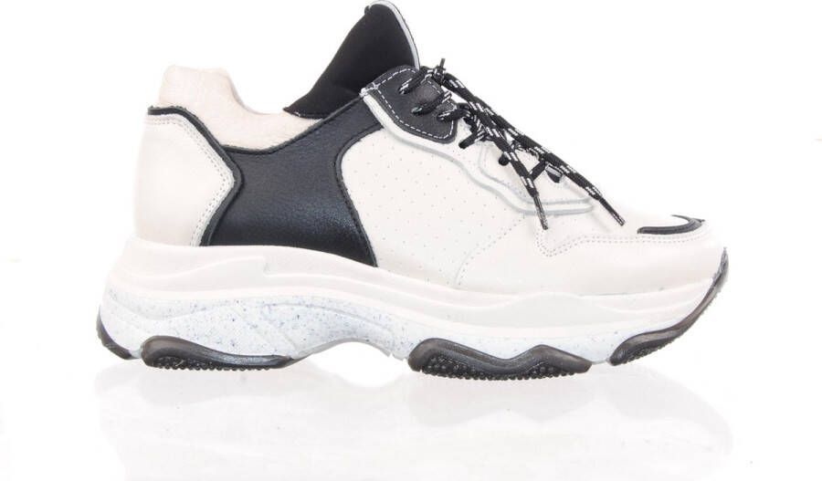 Bronx Baisley Lage sneakers Leren Sneaker Dames Wit - Foto 3