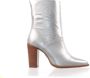 Bronx Next America 34263 Enkellaarsjes Enkelboots met rits Dames Zilver - Thumbnail 1