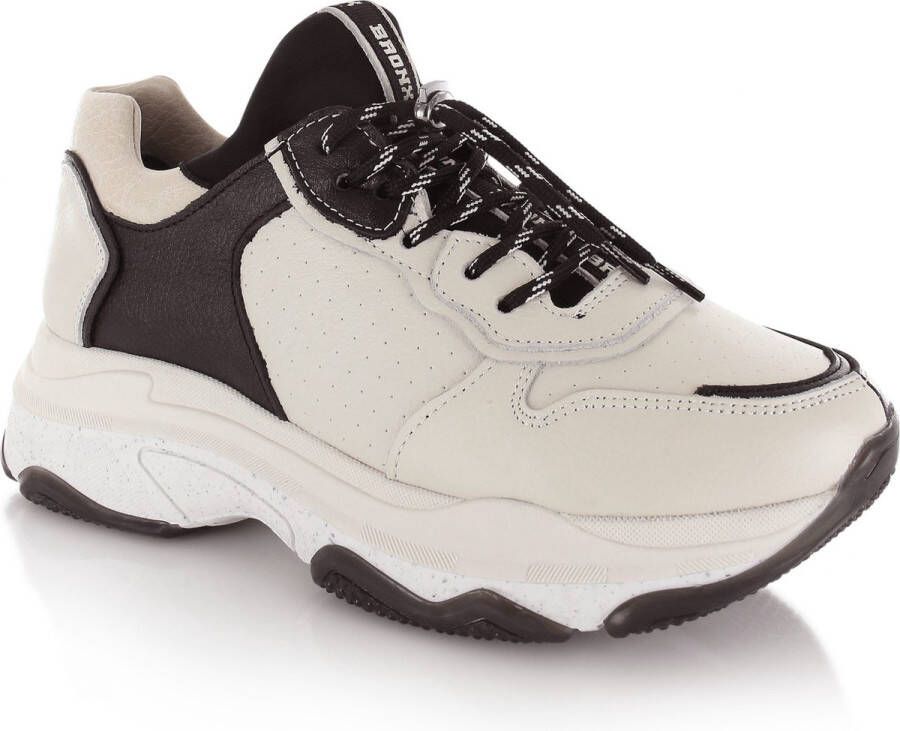 Bronx Baisley Lage sneakers Leren Sneaker Dames Wit - Foto 11
