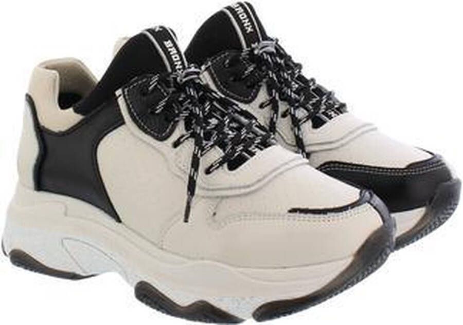 Bronx Baisley Lage sneakers Leren Sneaker Dames Wit - Foto 15