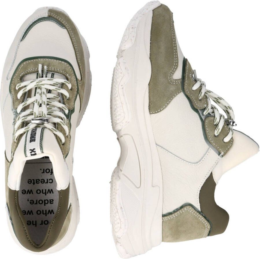 Bronx Baisley Lage sneakers Leren Sneaker Dames Wit - Foto 3