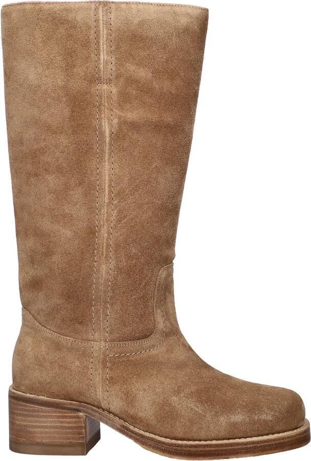 Bronx dames hoge laars Natural