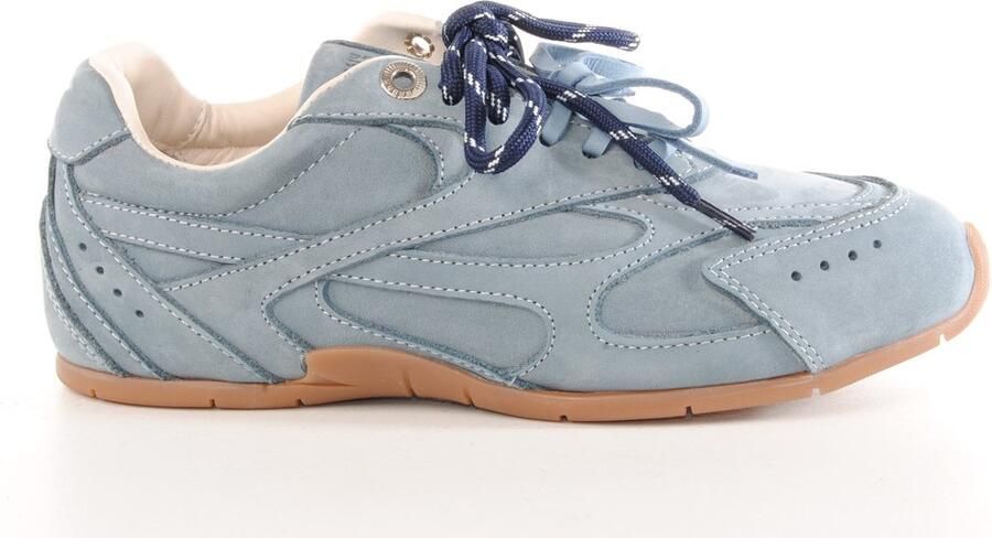 Bronx dames sneaker Myraa nubuck blauw