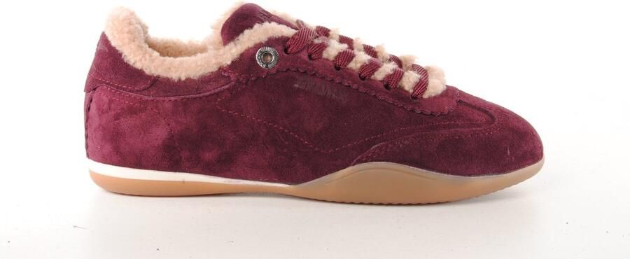 Bronx dames sneaker Parkerr suède bordo