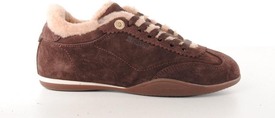 Bronx dames sneaker Parkerr suède bruin