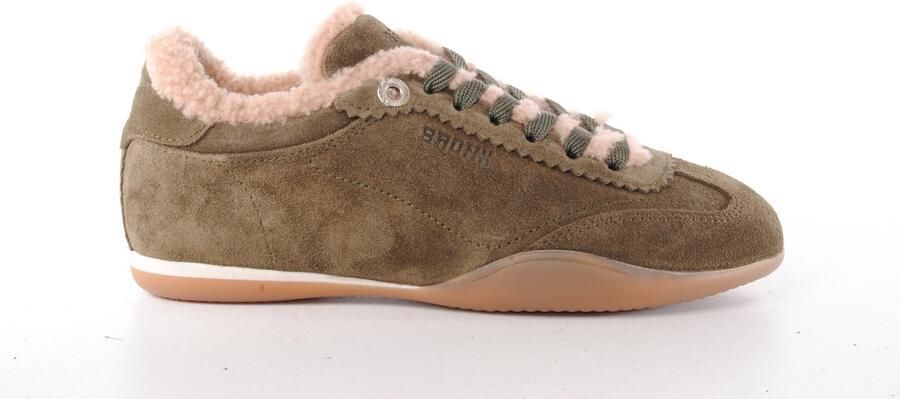 Bronx dames sneaker Parkerr suède kaki