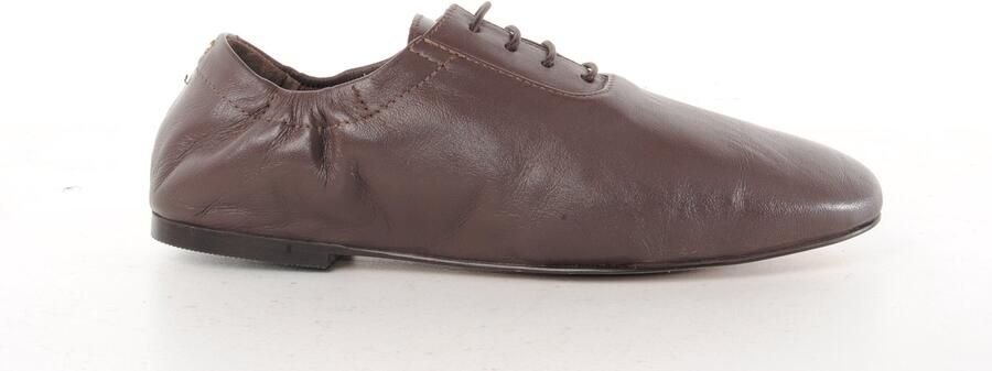 Bronx dames veterschoen Jazzette leder bruin