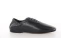 Bronx dames veterschoen Jazzette leder zwart - Zwart
