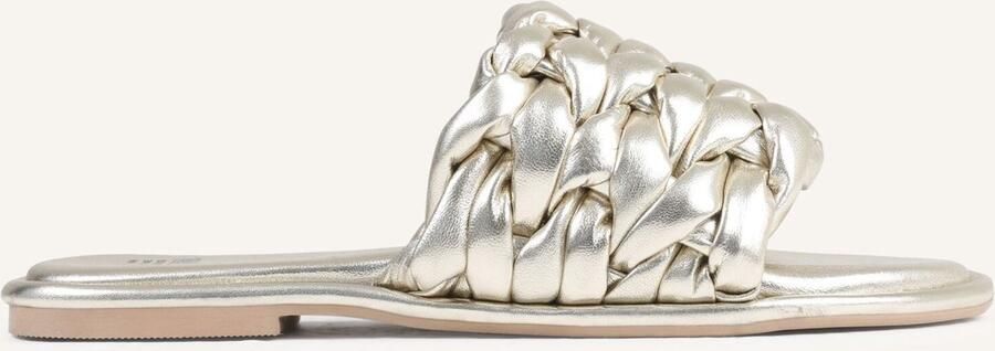 Bronx Gouden Leren Slippers Delan-y 8520-m - Foto 2