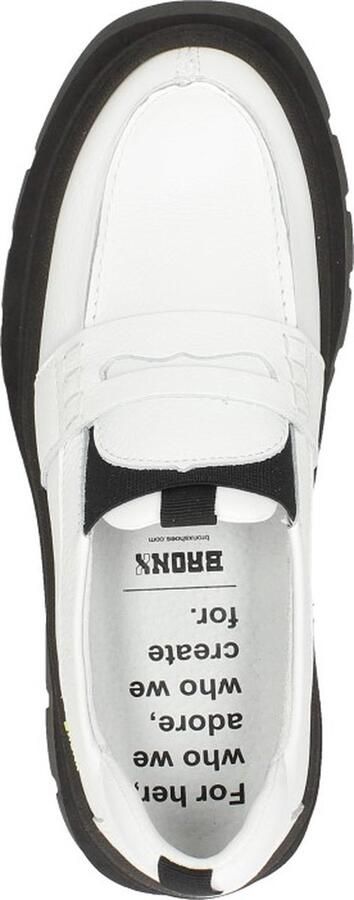 Bronx Witte Loafers Evi ann 66433 - Foto 7
