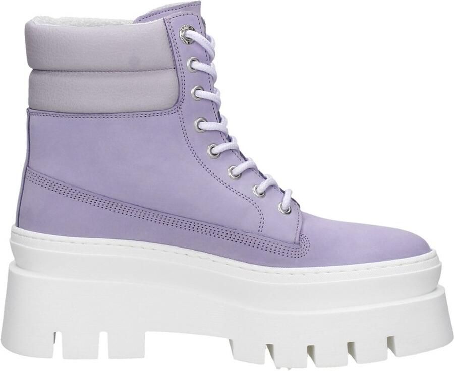 Bronx Evi-Ann Veterschoenen Hoog Lila - Foto 3