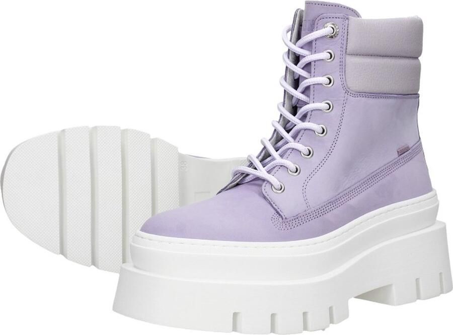 Bronx Evi-Ann Veterschoenen Hoog Lila - Foto 4