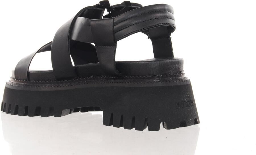 Bronx Stoere Damessandaal ""Groov-y Sandal Buckle"" zwart - Foto 10