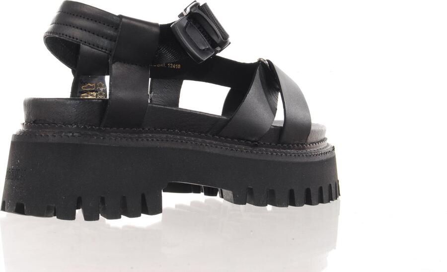 Bronx Stoere Damessandaal ""Groov-y Sandal Buckle"" zwart - Foto 9