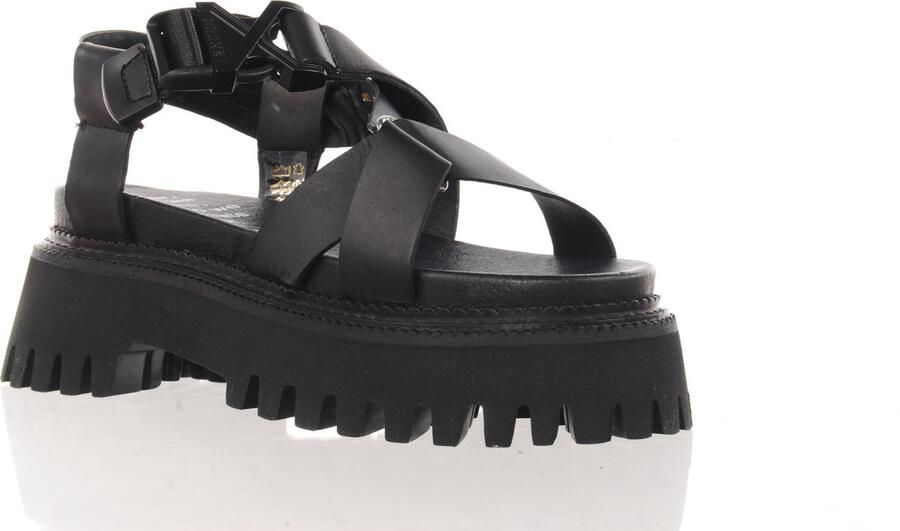 Bronx Stoere Damessandaal ""Groov-y Sandal Buckle"" zwart - Foto 12