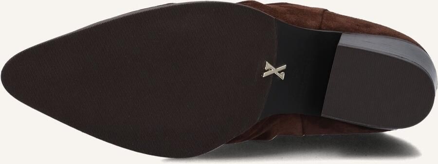 Bronx Lizz-y Enkellaarsjes Enkelboots met rits Dames Bruin - Foto 3