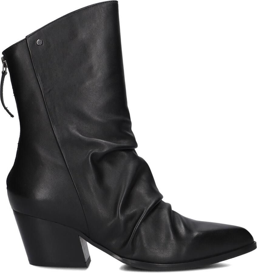 Bronx Lizz-y Enkellaarsjes Enkelboots met rits Dames Zwart - Foto 6