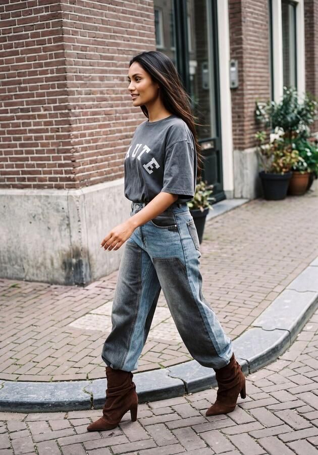 Bronx Low Jadey Enkellaarsjes Enkelboots Dames Bruin - Foto 7