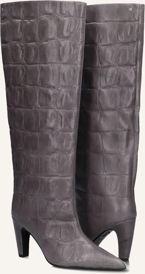 Bronx Low-jadey Laarzen Leer Dames Grijs - Foto 2