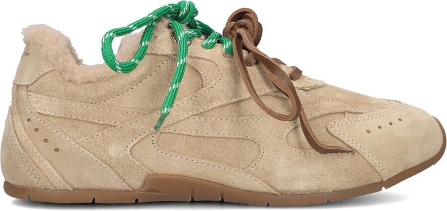 Bronx sneakers dames Myraa suède fur beige