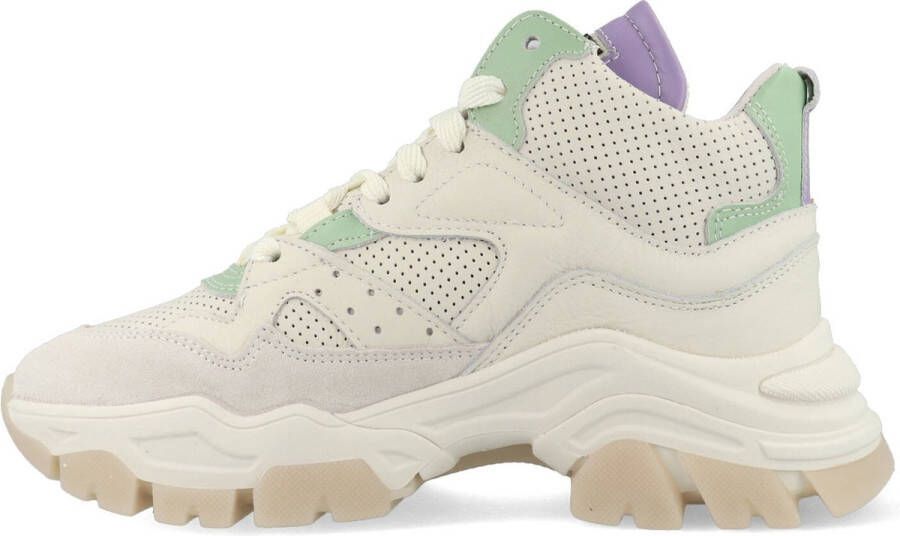 Bronx Sneakers Tayke-over 47309-BL 3680 Wit Groen Paars