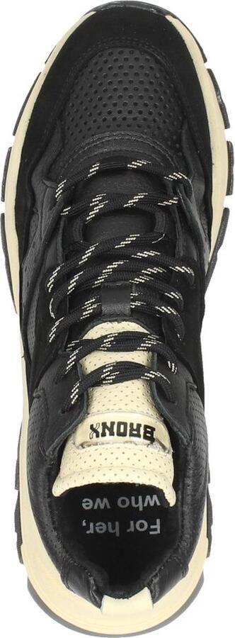 Bronx Zwarte Hoge Sneaker Tayke-over 47309 - Foto 8