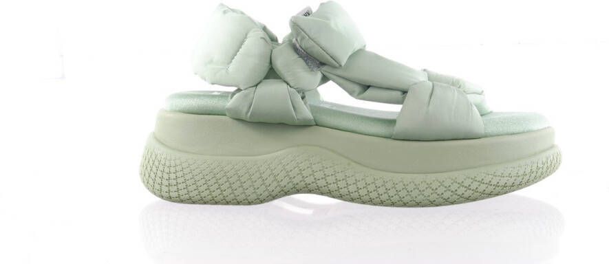 Bronx Groene Chunky Sandalen Bru-Te Stijl Green Dames