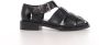 Bronx Zwarte Sandalen Next-Wagon Stijlvolle Zomer Black Dames - Thumbnail 12