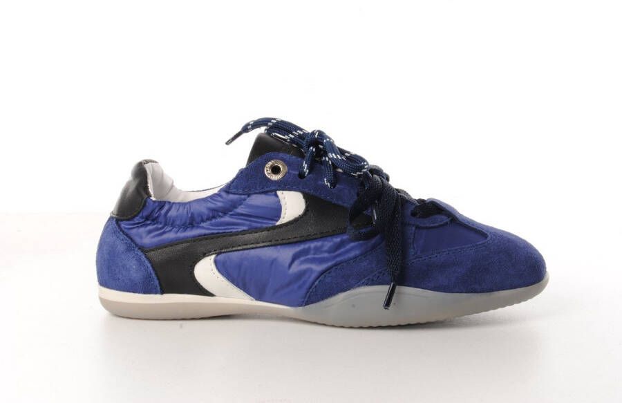 Bronx dames sneaker Parkerr suède en nylon blauw