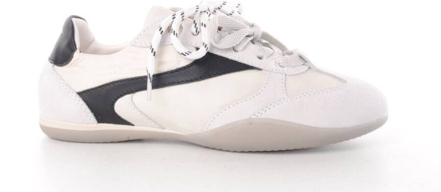 Bronx dames sneaker Parkerr suède en nylon zwart wit
