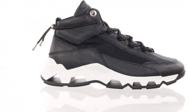 Bronx Epic 47410 Hoge sneakers Leren Sneaker Dames Zwart - Foto 3