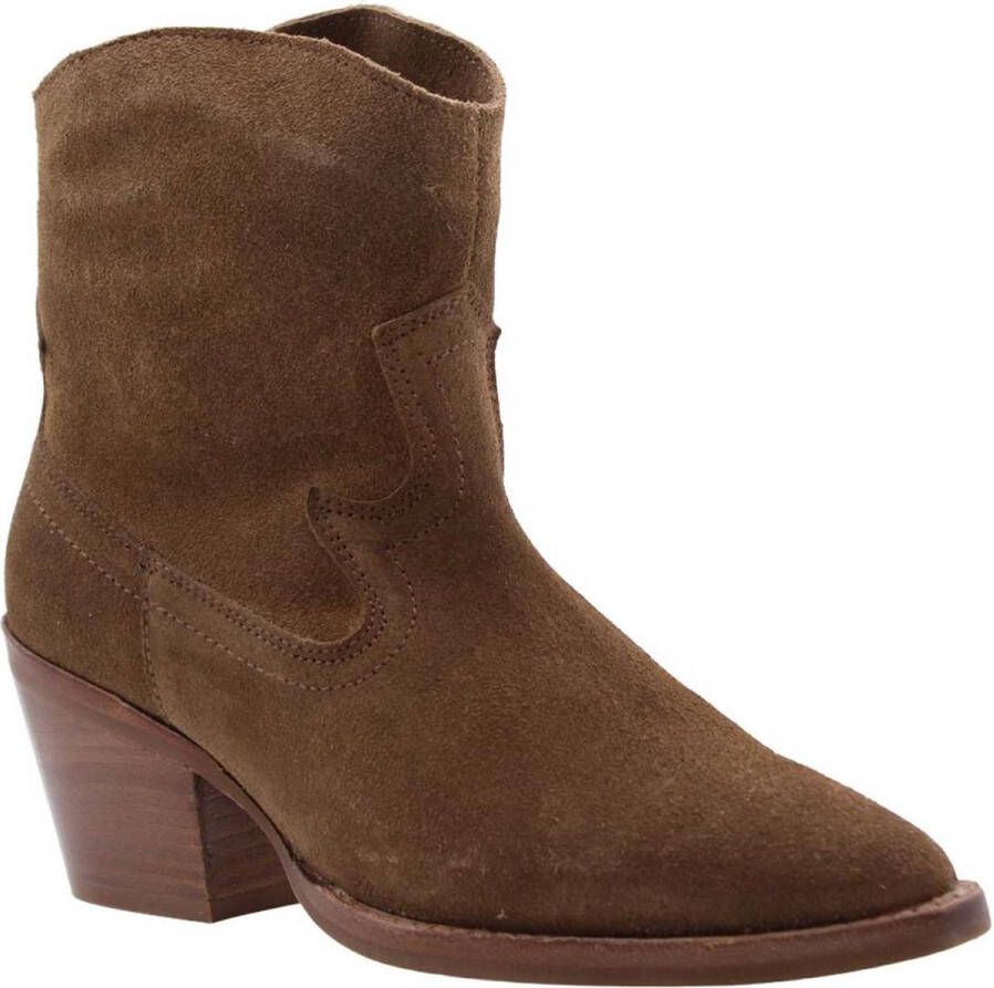 Bronx Westerse Stijl Dames Cowboy Laarzen Brown Dames