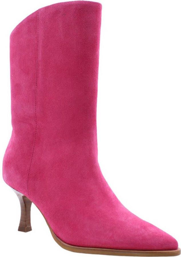 Bronx Hoge hak laarzen Loic Design Pink Dames
