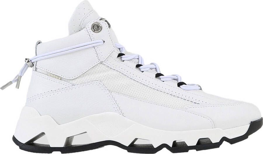 Bronx Epic 47410 Hoge sneakers Leren Sneaker Dames Wit