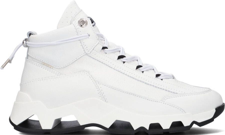 Bronx Epic 47410 Hoge sneakers Leren Sneaker Dames Wit