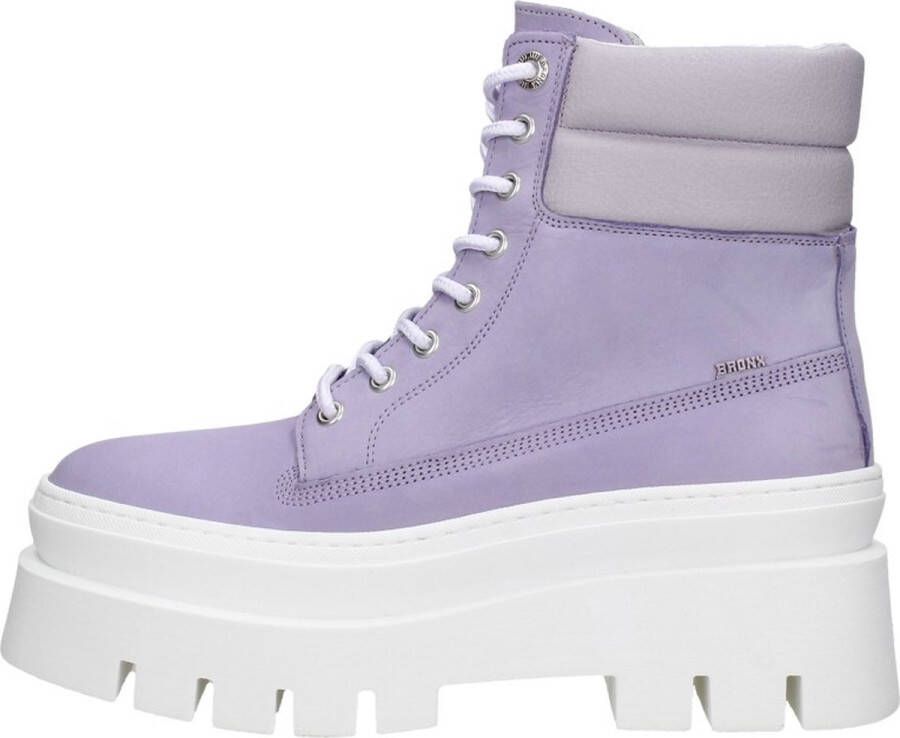 Bronx Evi-Ann Veterschoenen Hoog Lila - Foto 8