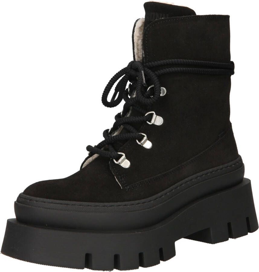 Bronx Evi-Ann Veterschoenen Hoog zwart