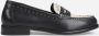 Bronx Lage Schoen in Zwart Wit Zilver Black Dames - Thumbnail 18