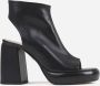 Bronx Flexibele Flatform Sandaal Zwart Black Dames - Thumbnail 10